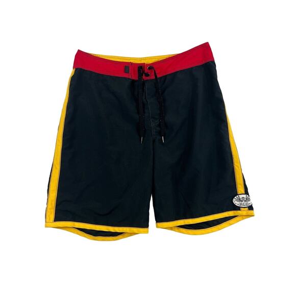 VTG More Core Division MCD Men Black Board‎ Shorts Sz 36 - Picture 1 of 6